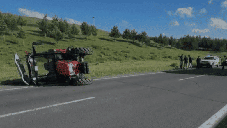 traktör kazası