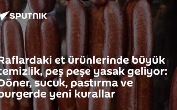 et ürünlerinde temizlik